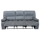 Parker House Chapman - Polo Manual Glider Reclining Sofa And Two Recliners Grey 94% Polyester,6% Nylon (W) Mcha-411-pol