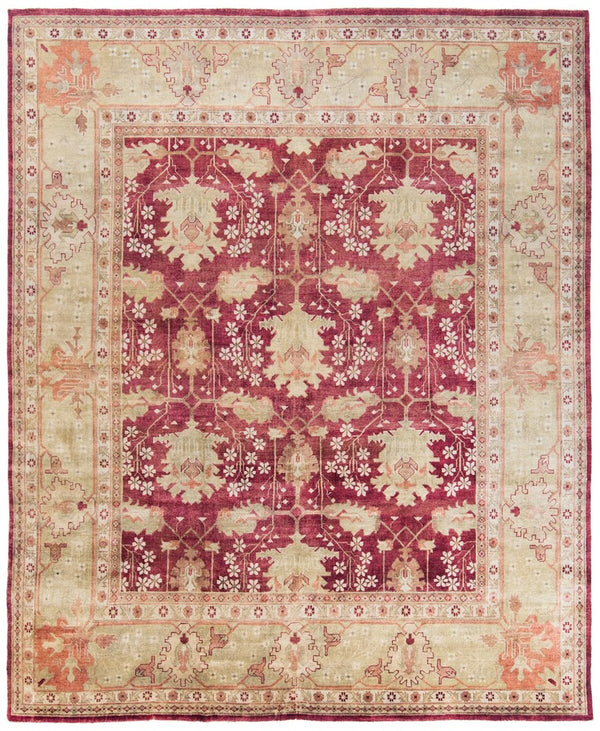 Safavieh Osh108 Hand Knotted  Rug Red / Green OSH108A-CNR