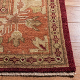 Safavieh Osh108 Hand Knotted  Rug Red / Green OSH108A-CNR