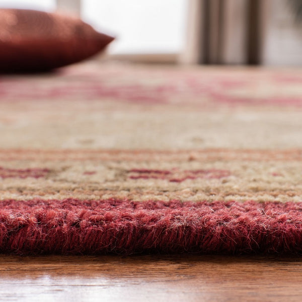 Safavieh Osh108 Hand Knotted  Rug Red / Green OSH108A-CNR