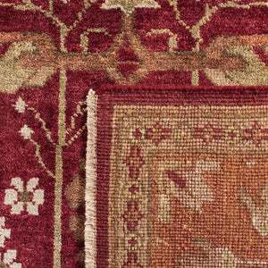 Safavieh Osh108 Hand Knotted  Rug Red / Green OSH108A-CNR