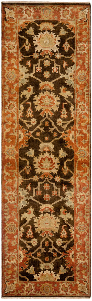 Safavieh Osh115 Hand Knotted  Rug Brown / Rust OSH115A-CNR