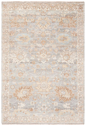Safavieh Oushak 130 Hand Knotted Traditional Rug Grey / Ivory OSH130F-9