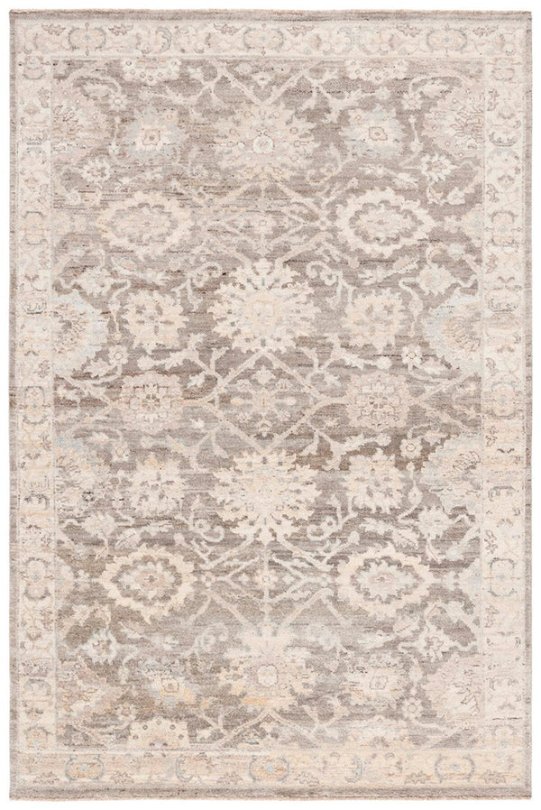 Safavieh Oushak 133 Hand Knotted Traditional Rug Grey / Ivory OSH133F-9