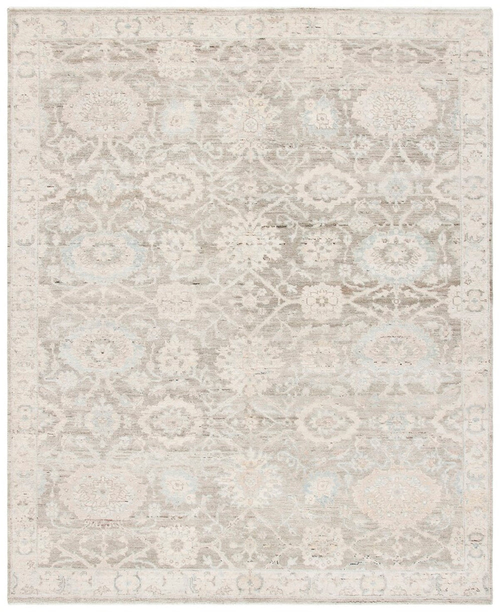 Safavieh Oushak 133 Hand Knotted Traditional Rug Grey / Ivory OSH133F-9