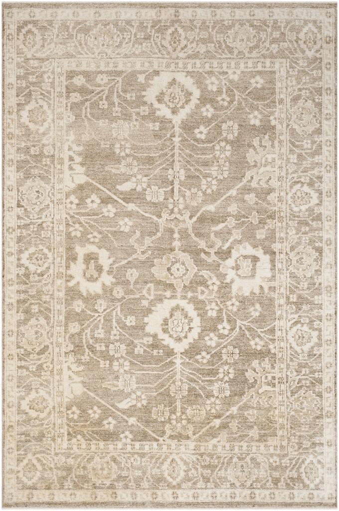 Safavieh Oushak 601 Hand Knotted  Rug Grey / Grey OSH601C-9