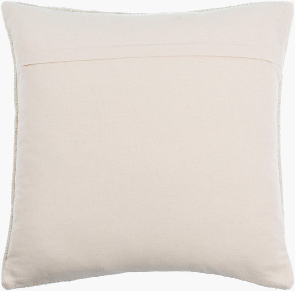 Surya Osmund 18"X18" Luxurious Accent Pillow - Cozy Wool-cotton Blend For Elegant Living Room Decor Brown Wool,Cotton,Cotton Osm004-1818p