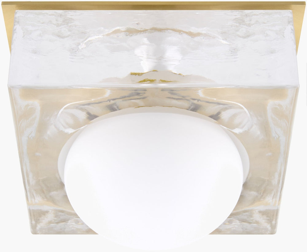 Surya Osira Art Deco Metal and Glass Wall Sconce for Entryway Hallway or Bathroom Accent OSR-001