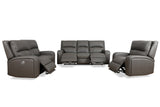 Parker House Parker Living Polaris - Haze Power Reclining Sofa Loveseat and Recliner Haze 70% Polyester, 30% PU (W) MPOL-321PH-HAZ