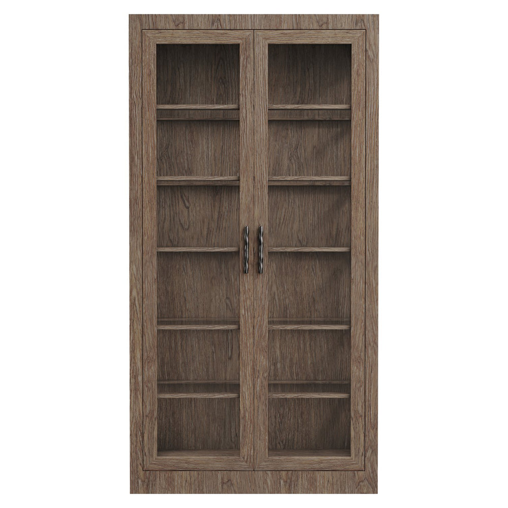 Bernhardt Bernhardt Casa Paros Display Cabinet With Playa Finish, Tempered Glass Shelves & Soft Touch Lighting 317814