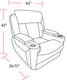 Parker Living Dalton - Lucky Fawn Power Reclining Sofa Loveseat and Recliner Lucky Fawn MDAL-321PH-LFA Parker House