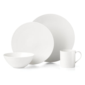 Lenox LX Collective White Accent Plates, Set of 4 White, WHITE PORCELAIN 894658