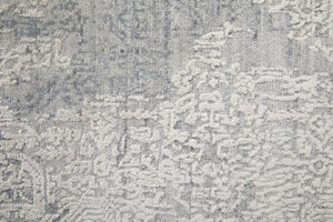 Feizy Rugs Eastfield Artisanal Hand-woven Viscose And Wool Abstract Rug - Modern Style For Any Space Silver,Gray Viscose,Wool Eas6989fgry000b00