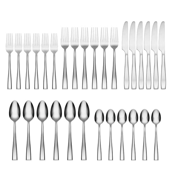 Lenox Cambridge Cali Mirror 30-Piece Flatware Set NO COLOR METAL 219230CSLG40