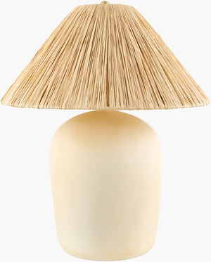 Livabliss Otahu Woven Seagrass Felt Table Lamp Arts and Crafts Artisan Light for Living Room OTH-004