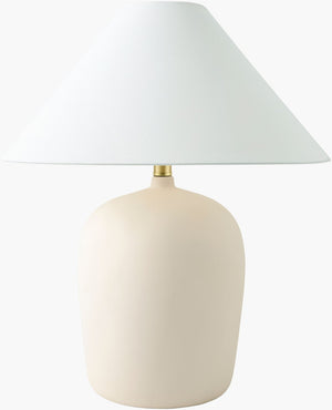 Livabliss Otahu Handcrafted Arts and Crafts Table Lamp with Linen Felt Shade for Warm Ambiance OTH-005