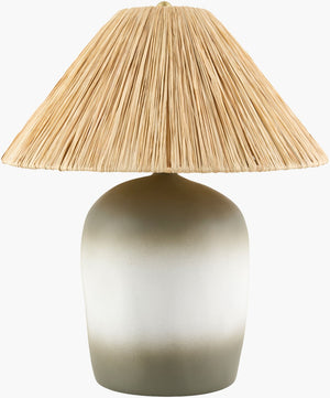 Livabliss Otahu Woven Seagrass Felt Table Lamp Arts and Crafts Organic Texture Warm Ambient Glow OTH-007
