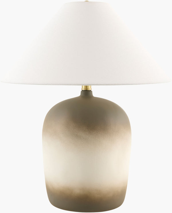 Livabliss Otahu Arts and Crafts Table Lamp with Linen Felt Shade for Classic Living Spaces OTH-008