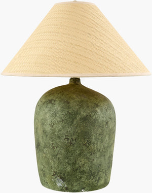 Livabliss Otahu Seagrass and Felt Accent Table Lamp Arts and Crafts Texture for Living Spaces OTH-015
