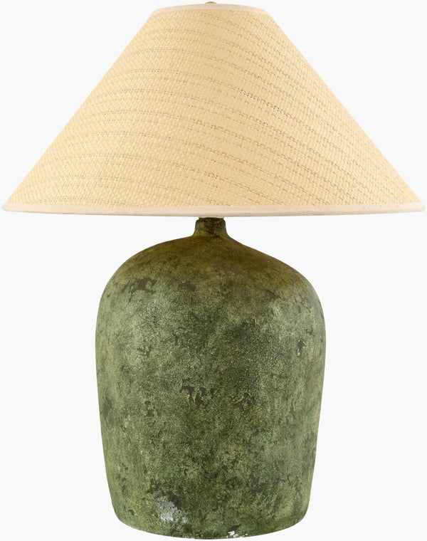 Livabliss Otahu Seagrass and Felt Accent Table Lamp Arts and Crafts Texture for Living Spaces OTH-015