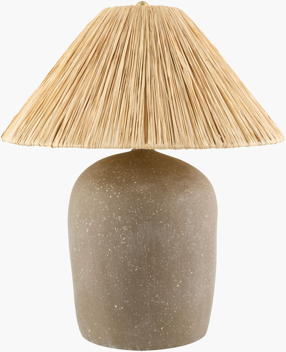 Livabliss Otahu Artisan Felt Seagrass Table Lamp Arts and Crafts Style for Living Rooms OTH-016