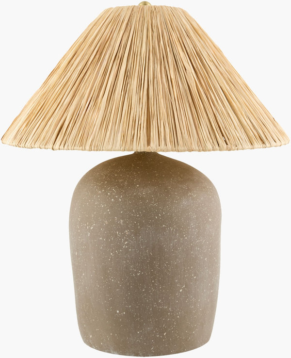 Livabliss Otahu Artisan Felt Seagrass Table Lamp Arts and Crafts Style for Living Rooms OTH-016