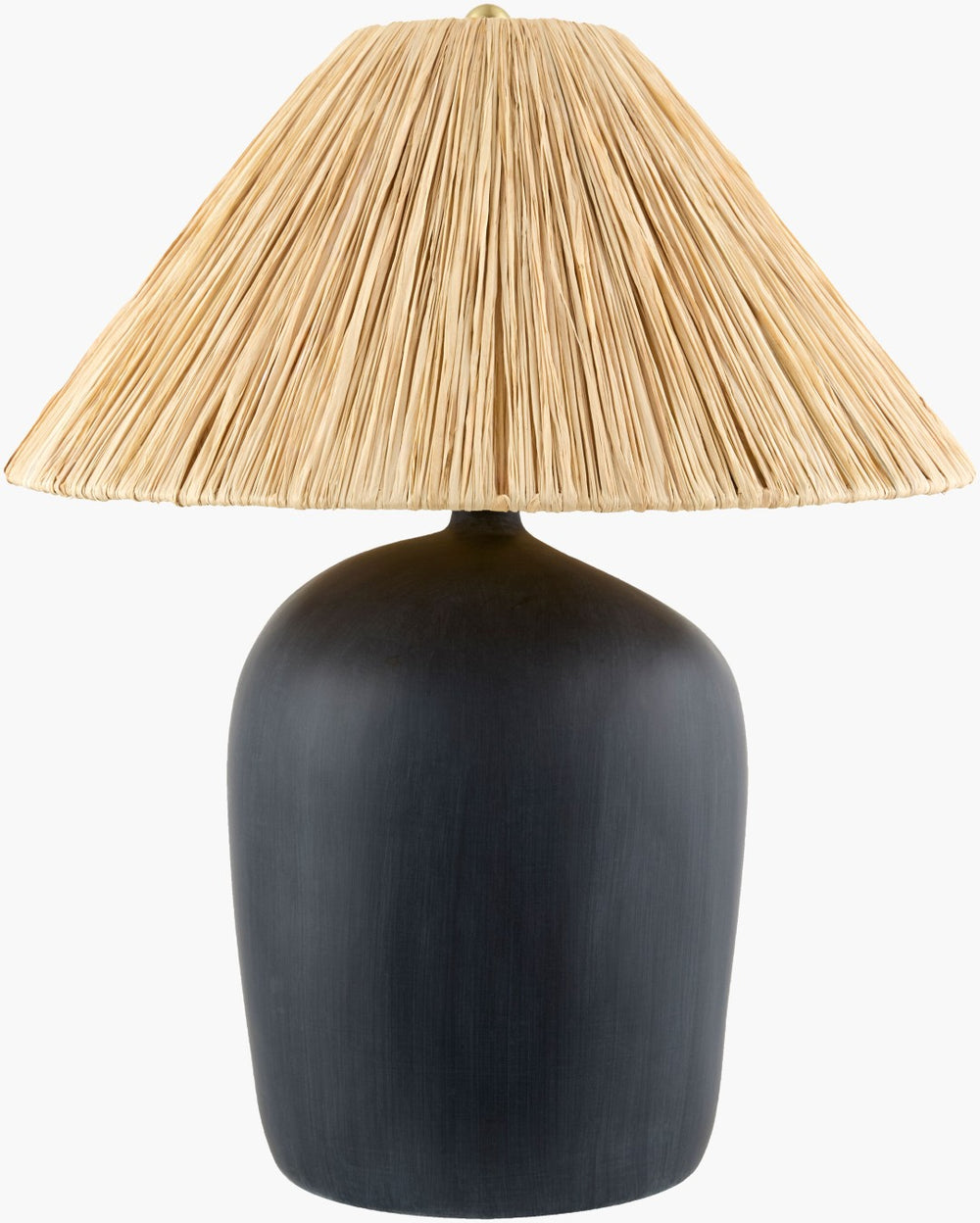 Livabliss Otahu Woven Seagrass and Felt Shade Table Lamp Arts Crafts Style Organic Accent Light OTH-019