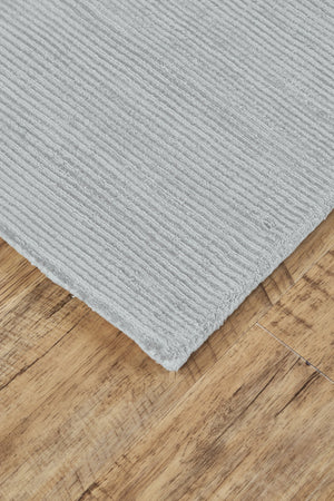 Feizy Rugs Batisse Modern Hand Woven Viscose Rug - Luxurious Low Pile Design For Effortless Style And Elegance Gray Viscose 6698717fmst000h50