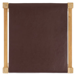 Safavieh Solana Ottoman Cognac / Natural 19.7" x 20.5" x 19.7"