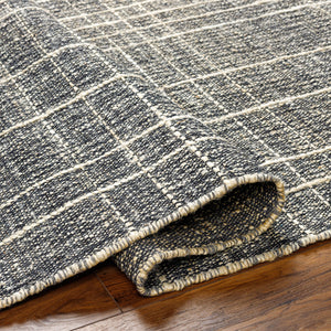 Otto OTT-2300 9' x 12' Handmade Rug OTT2300-912  Black, Ivory, Gray Surya