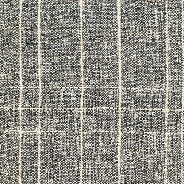 Livabliss Otto Handwoven Flatweave Rug Jute Wool Blend Scandinavian Modern Entryway Accent Black, Ivory 9' x 12' OTT2300-912
