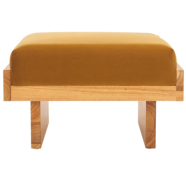 Safavieh Tarilynn Ottoman Mustard / Natural OTT3400A