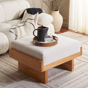 Safavieh Tarilynn Ottoman Cream / Natural OTT3400B