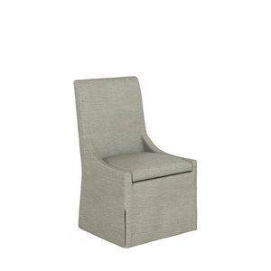 A.R.T. Furniture Stockyard Upholstered Side Chair - Smoked Ash Finish, Transitional Style With Elegant Fabric Design White Ash Solids,Foam,Fabric 284206-2303
