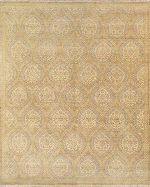 Pasargad Home Ottoman Collection Hand-knotted Lamb's Wool Area Rug For Timeless Elegance And Durability   Pch-3 Beige 8x10