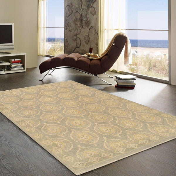 Pasargad Home Ottoman Collection Hand-knotted Lamb's Wool Area Rug For Timeless Elegance And Durability   Pch-5 8x10
