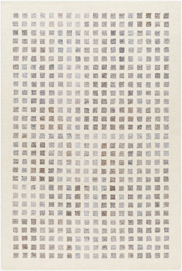 Livabliss Ottawa Hand-tufted Recycled Wool Accent Rug for Entryway or Layered Scandinavian Decor Beige, Gray 2' x 3' OTW2300-23