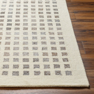 Livabliss Ottawa Hand-tufted Recycled Wool Accent Rug for Entryway or Layered Scandinavian Decor Beige, Gray 2' x 3' OTW2300-23
