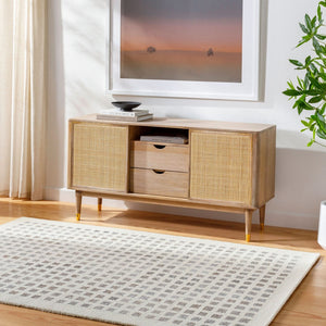 Livabliss Ottawa Hand-tufted Recycled Wool Accent Rug for Entryway or Layered Scandinavian Decor Beige, Gray 2'6" x 8' OTW2300-268