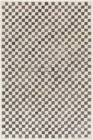 Livabliss Ottawa Hand Tufted Wool Blend Area Rug Eco Friendly Medium Pile Entryway Accent Beige, Dark Bro 9' x 12' OTW2301-912