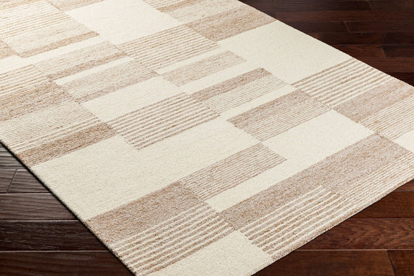 Livabliss Ottawa Hand Tufted Wool Blend Accent Rug Eco Friendly Entryway Bedside Floor Mat Beige, Tan 2'6" x 8' OTW2303-268