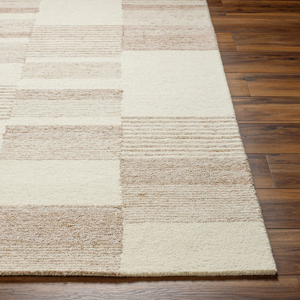 Livabliss Ottawa Hand Tufted Wool Blend Accent Rug Eco Friendly Entryway Bedside Floor Mat Beige, Tan 2'6" x 8' OTW2303-268