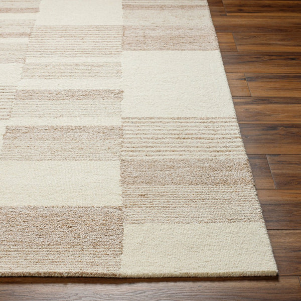 Livabliss Ottawa Hand Tufted Wool Blend Accent Rug Eco Friendly Entryway Bedside Floor Mat Beige, Tan 2'6" x 8' OTW2303-268