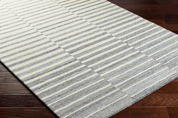Livabliss Ottawa Hand Tufted Wool Blend Area Rug Eco Friendly Medium Pile Accent Mat Beige, Gray 2' x 3' OTW2306-23