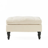 Christopher Knight Home® - Noble House - Jeremy Contemporary Button Tufted Fabric Ottoman