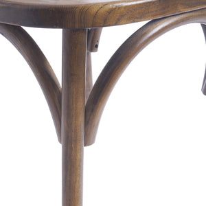 English Elm Dining Chairs Set of 2 Solid Elm Wood with Pressed Cane Mid-century Style 66146.00