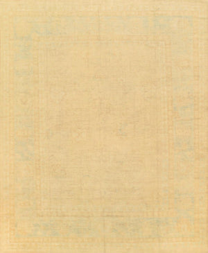 Pasargad Home Oushak Collection Hand-knotted Wool Runner Rug - Timeless Elegance For Every Room   Pb-186 12x15