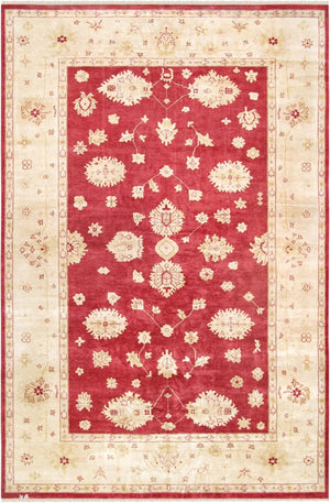 Pasargad Home Oushak Collection Hand-knotted Wool Runner Rug - Timeless Elegance For Every Room   Pd-1239 12x18