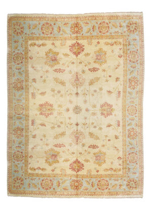 Pasargad Home Oushak Collection Hand-knotted Wool Runner Rug - Timeless Elegance For Every Room   Pd-1517 12x15