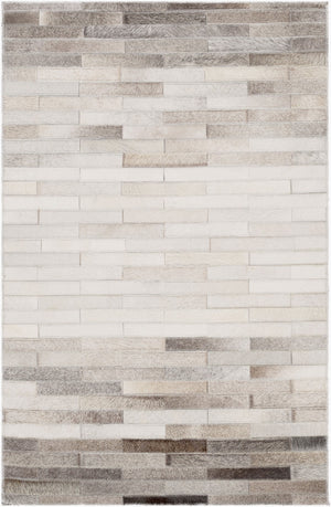 Surya Outback 2' X 3' Handmade Hair On Hide Rug - Modern Decor With No Pile, Spot Clean & Warranty Included Oatmeal Hair On Hide Out1003-23